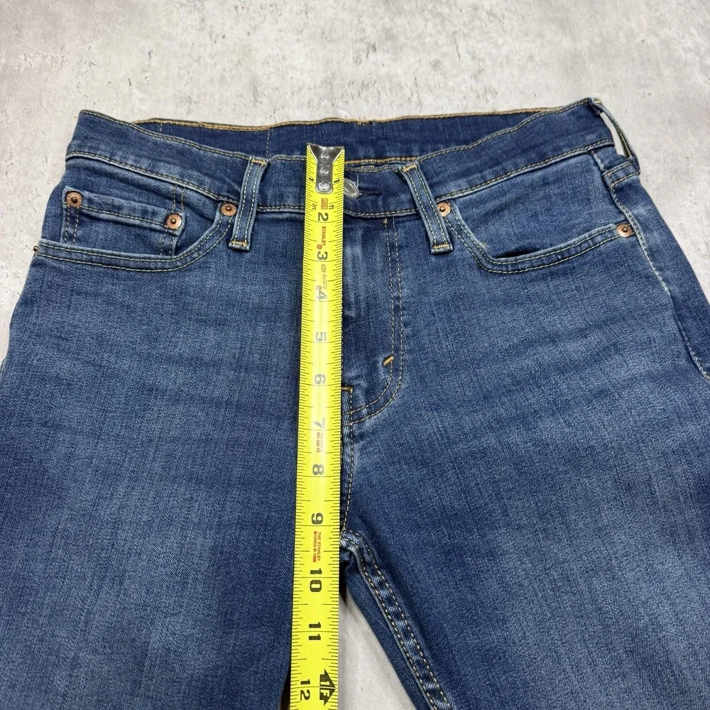 Levis 511 Slim Fit Jeans Mens 29x30 Blue Stretch Denim Straight Leg Dark Wash US